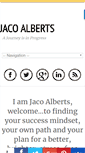 Mobile Screenshot of jacoalberts.com